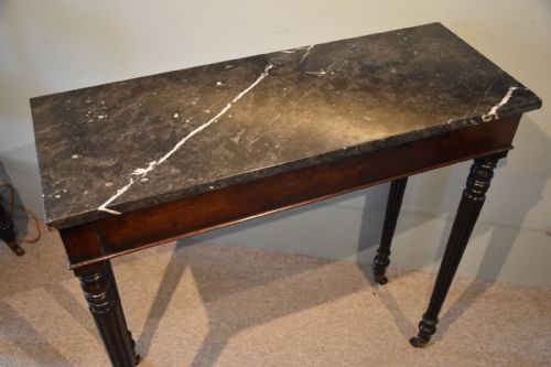 REGENCY PERIOD CONSOLE TABLE IN THE MANNER OF GILLOWS - ADDITIONAL PHOTO 6