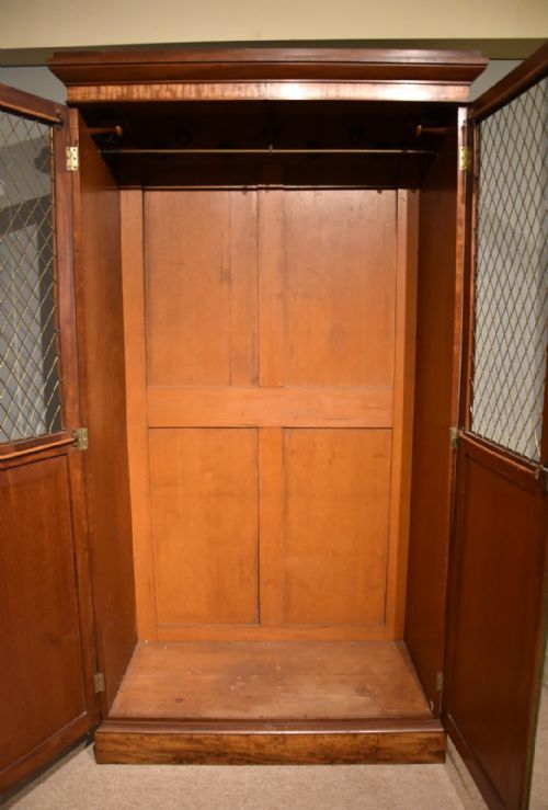 REGENCY PERIOD GENTLEMAN'S HANGING WARDROBE - ADDITIONAL PHOTO 4
