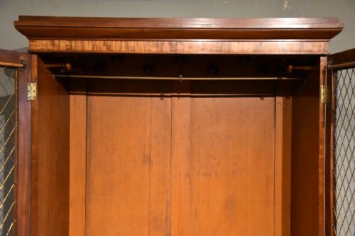 REGENCY PERIOD GENTLEMAN'S HANGING WARDROBE - ADDITIONAL PHOTO 5