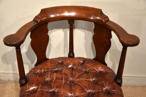GEORGE II MAHOGANY DESK CHAIR - ADDITIONAL PHOTO 2