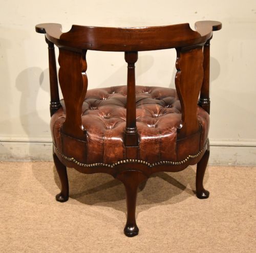 GEORGE II MAHOGANY DESK CHAIR - ADDITIONAL PHOTO 5