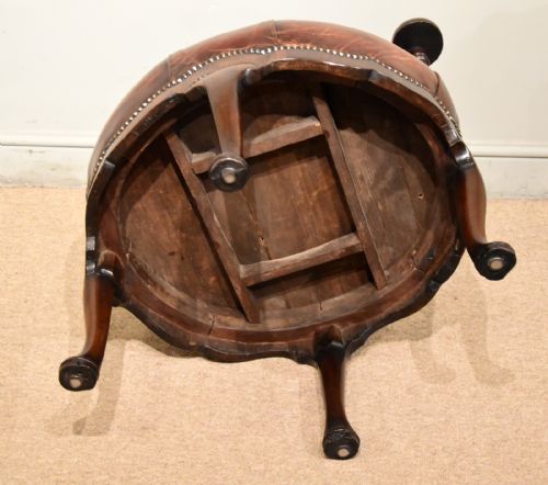GEORGE II MAHOGANY DESK CHAIR - ADDITIONAL PHOTO 8