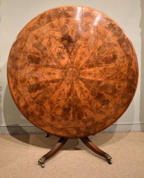 regency period circular mahogany breakfast table - CATEGORY: ANTIQUE TABLES - DATED REGENCY