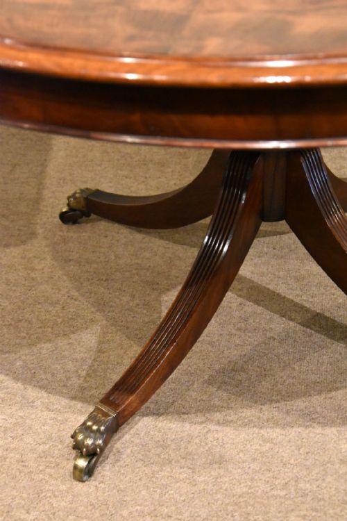 REGENCY PERIOD CIRCULAR MAHOGANY BREAKFAST TABLE - ADDITIONAL PHOTO 6