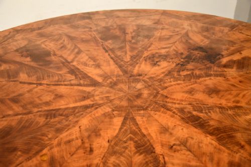 REGENCY PERIOD CIRCULAR MAHOGANY BREAKFAST TABLE - ADDITIONAL PHOTO 7
