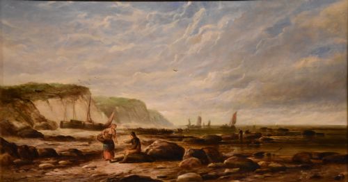 OIL PAINTING PAIR BY GEORGE DODGSON CALLOW ON THE ISLE OF WIGHT - ADDITIONAL PHOTO 2