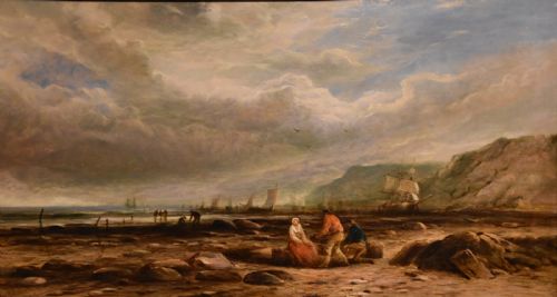 OIL PAINTING PAIR BY GEORGE DODGSON CALLOW ON THE ISLE OF WIGHT - ADDITIONAL PHOTO 6