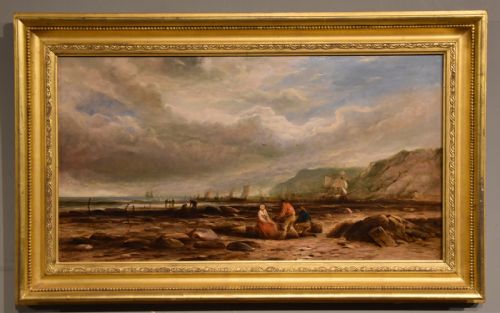 OIL PAINTING PAIR BY GEORGE DODGSON CALLOW ON THE ISLE OF WIGHT - ADDITIONAL PHOTO 7