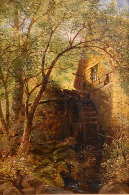 OIL PAINTING BY WILLIAM WILLIAMS A DEVON MILL - ADDITIONAL PHOTO 1