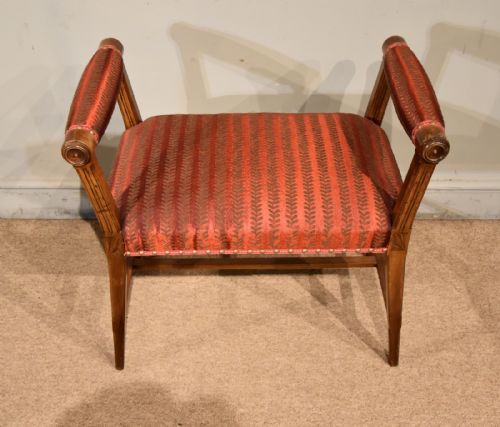 19TH CENTURY FRENCH WALNUT WINDOW SEATS - ADDITIONAL PHOTO 2