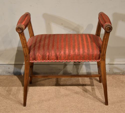 19TH CENTURY FRENCH WALNUT WINDOW SEATS - ADDITIONAL PHOTO 5