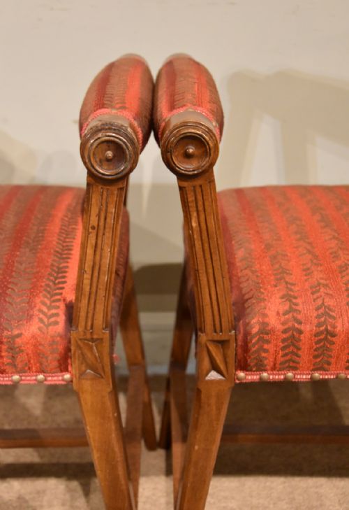19TH CENTURY FRENCH WALNUT WINDOW SEATS - ADDITIONAL PHOTO 7
