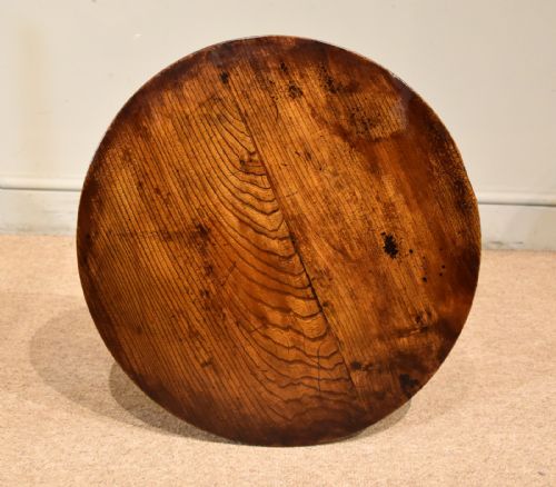 EARLY 19TH CENTURY OAK TRIPOD TABLE - ADDITIONAL PHOTO 3