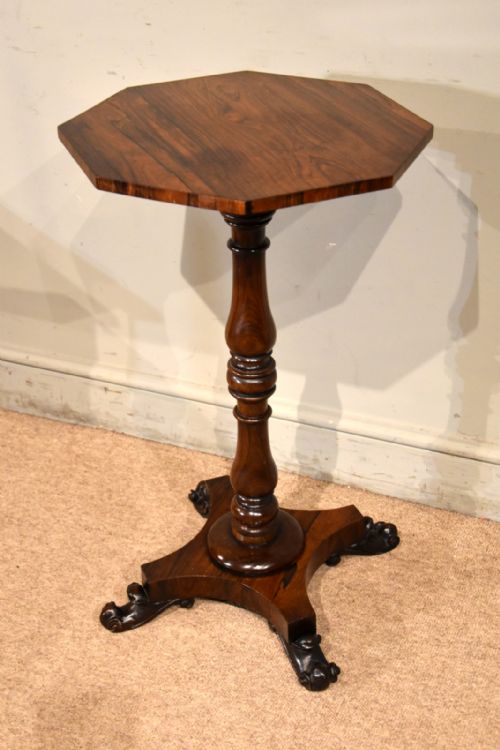 regency rosewood lamp table - CATEGORY: ANTIQUE TABLES - DATED REGENCY