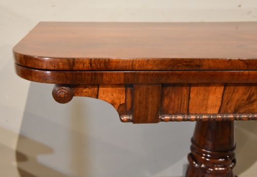 REGENCY ROSEWOOD GAMES TABLE - ADDITIONAL PHOTO 7
