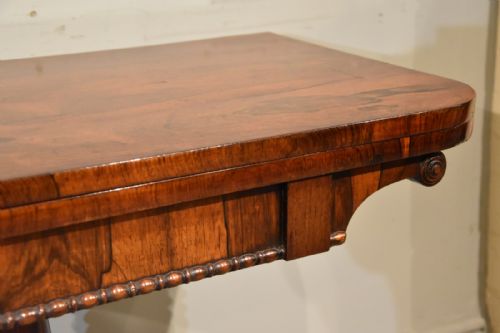 REGENCY ROSEWOOD GAMES TABLE - ADDITIONAL PHOTO 9