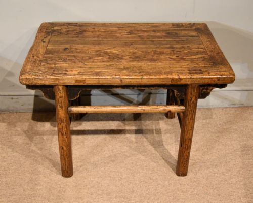 19TH CENTURY CHINESE ELM COFFEE TABLE - ADDITIONAL PHOTO 1