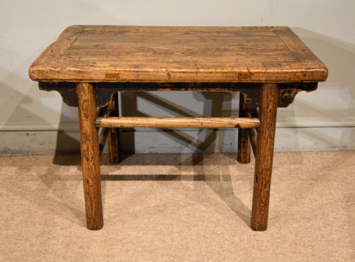 19TH CENTURY CHINESE ELM COFFEE TABLE - ADDITIONAL PHOTO 2