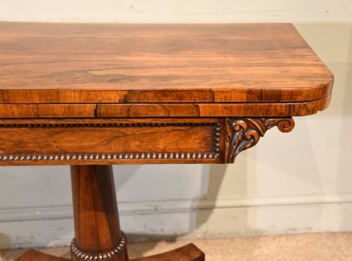 WILLIAM IV ROSEWOOD CARD TABLE - ADDITIONAL PHOTO 3