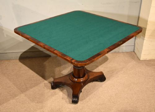 WILLIAM IV ROSEWOOD CARD TABLE - ADDITIONAL PHOTO 7
