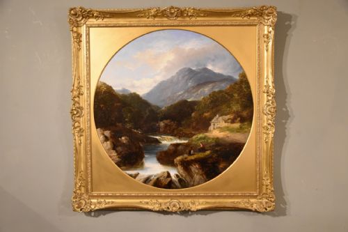 OIL PAINTING BY JAMES POOLE NEAR CAPIL CURIG NORTH WALES - ADDITIONAL PHOTO 2