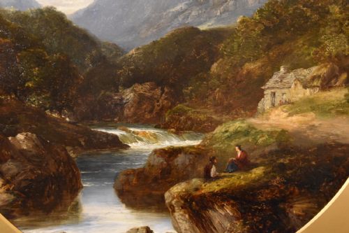OIL PAINTING BY JAMES POOLE NEAR CAPIL CURIG NORTH WALES - ADDITIONAL PHOTO 4
