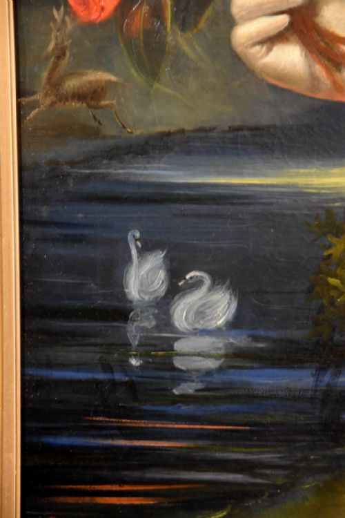 OIL PAINTING BY LOUIS WILLIAM DESANGES MARIA VANNECK - ADDITIONAL PHOTO 4