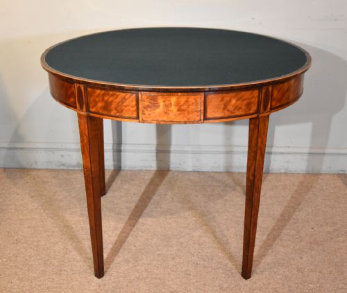 GEORGE III SATINWOOD CARD TABLE - ADDITIONAL PHOTO 1