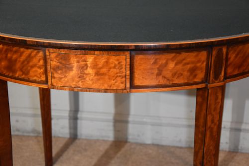 GEORGE III SATINWOOD CARD TABLE - ADDITIONAL PHOTO 2