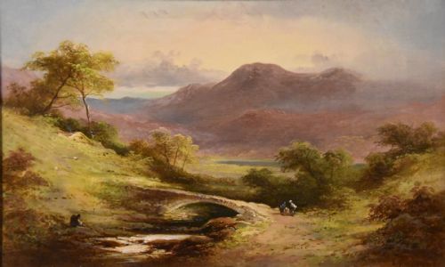 OIL PAINTING BY J BARCLAY SUMMER IN NORTH WALES - ADDITIONAL PHOTO 1