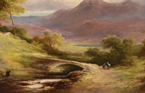 OIL PAINTING BY J BARCLAY SUMMER IN NORTH WALES - ADDITIONAL PHOTO 2