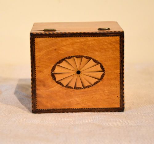 18TH CENTURY SATINWOOD TEA CADDY - ADDITIONAL PHOTO 2
