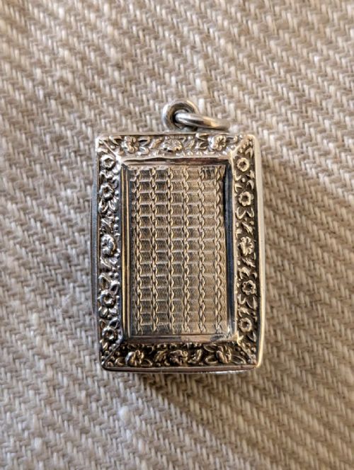 SILVER VINAGRETTE BY JOHN BETTRIDGE BIRMINGHAM 1825 - ADDITIONAL PHOTO 2