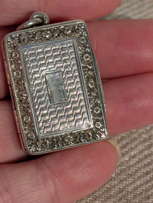 SILVER VINAGRETTE BY JOHN BETTRIDGE BIRMINGHAM 1825 - ADDITIONAL PHOTO 5