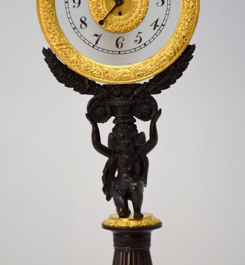 ORMOLU AND BRONZE NIGHT TIMEPIECE - ADDITIONAL PHOTO 3