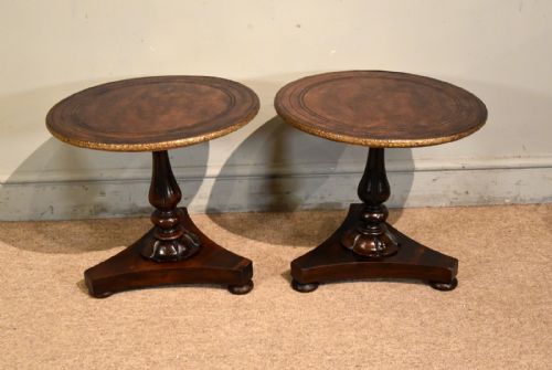 PAIR OF ANTIQUE CONVERTED WINE TABLES - ADDITIONAL PHOTO 2