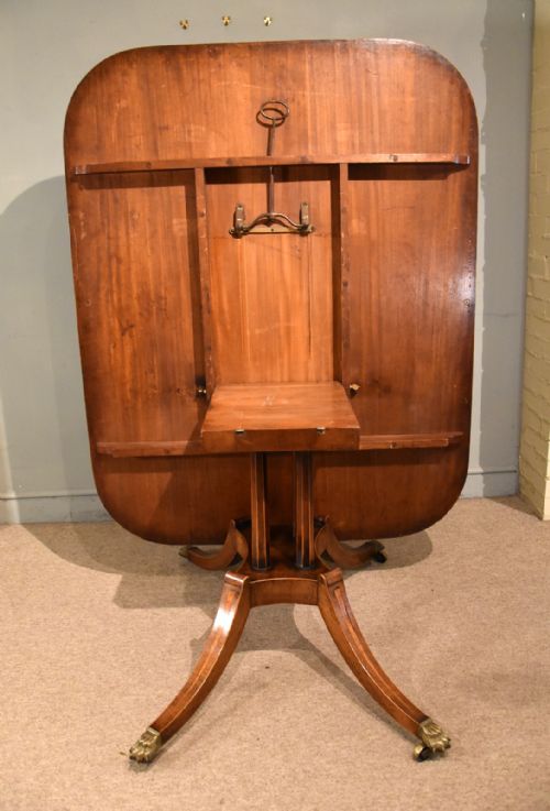 REGENCY PERIOD RECTANGULAR ROSEWOOD BREAKFAST TABLE - ADDITIONAL PHOTO 1