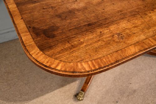 REGENCY PERIOD RECTANGULAR ROSEWOOD BREAKFAST TABLE - ADDITIONAL PHOTO 6