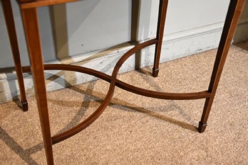 LATE 19TH CENTURY MAHOGANY BIJOUTERIE TABLE - ADDITIONAL PHOTO 4