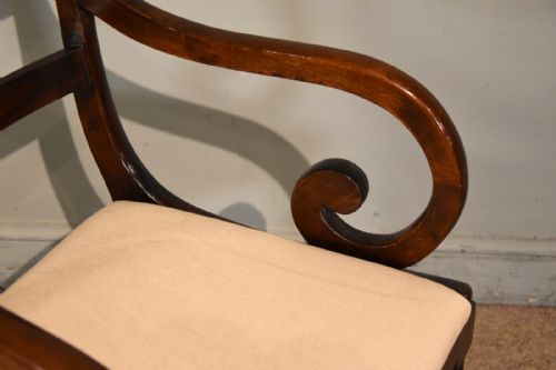 PAIR OF WILLIAM IV MAHOGANY ARMCHAIRS - ADDITIONAL PHOTO 7