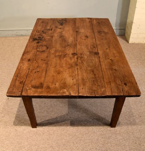 19TH CENTURY FRUIT WOOD COFFEE TABLE - ADDITIONAL PHOTO 5