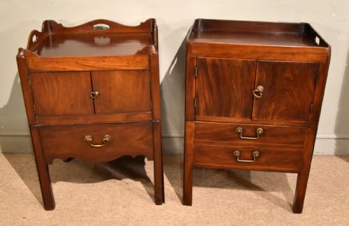 18TH CENTURY MAHOGANY BEDSIDE CUPBOARD - ADDITIONAL PHOTO 7