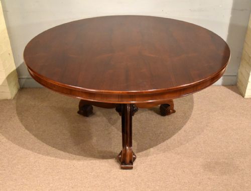 WILLIAM IV LARGE ROSEWOOD CENTRE BREAKFAST TABLE - ADDITIONAL PHOTO 2