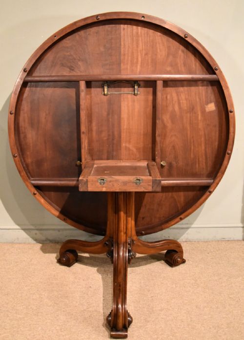 WILLIAM IV LARGE ROSEWOOD CENTRE BREAKFAST TABLE - ADDITIONAL PHOTO 6