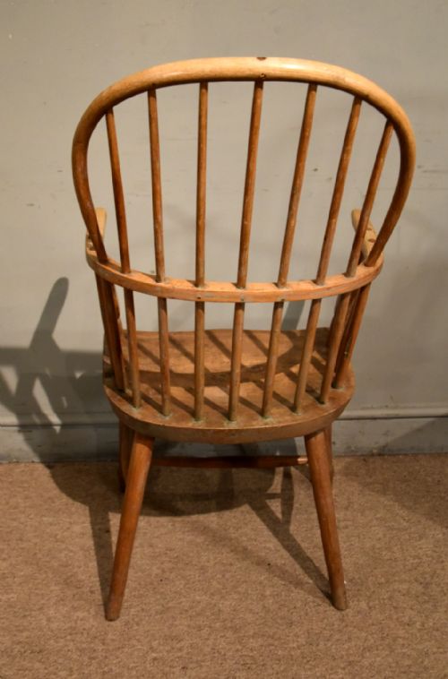 19TH CENTURY ASH STICK BACK WINDSOR ARMCHAIR - ADDITIONAL PHOTO 2