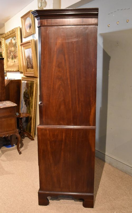 GEORGE III MAHOGANY CHEST ON CHEST - ADDITIONAL PHOTO 10