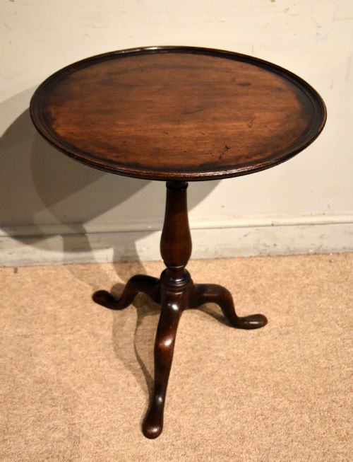 GEORGE III MAHOGANY LAMP WINE TABLE - ADDITIONAL PHOTO 2