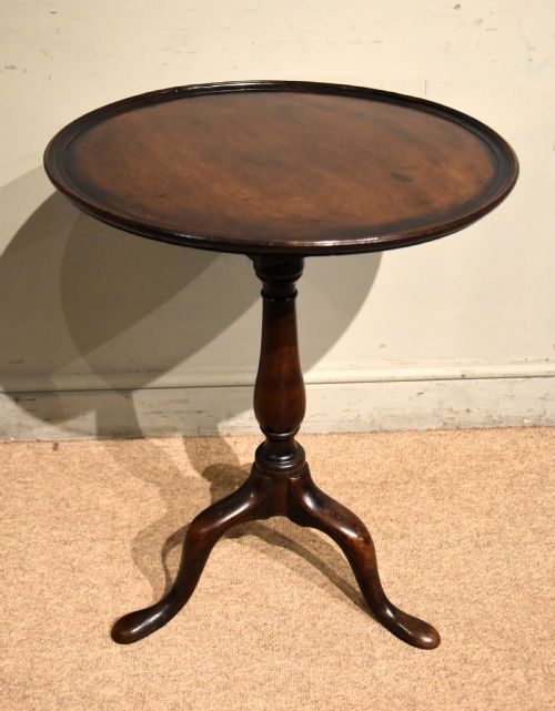 GEORGE III MAHOGANY LAMP WINE TABLE - ADDITIONAL PHOTO 3