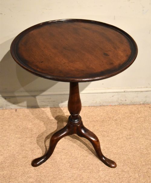 GEORGE III MAHOGANY LAMP WINE TABLE - ADDITIONAL PHOTO 4