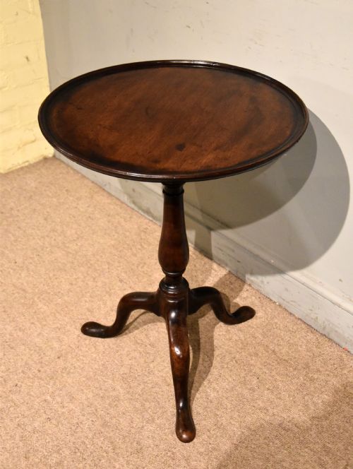 GEORGE III MAHOGANY LAMP WINE TABLE - ADDITIONAL PHOTO 6